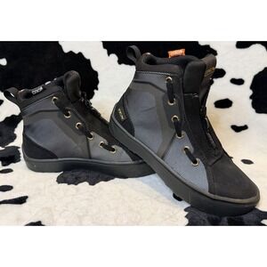 TCX Ikasu‎ WP Shoes Womens 5.5 Black Zip Waterproof Motorcycle Riding